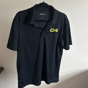 Sport-Tek C4 Black Polo